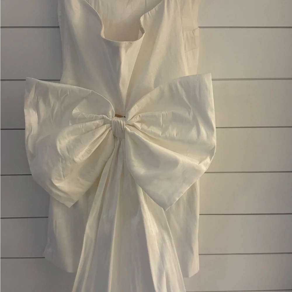 Betsey Johnson White Strapless Ruched Mini Dress - Picture 3 of 12